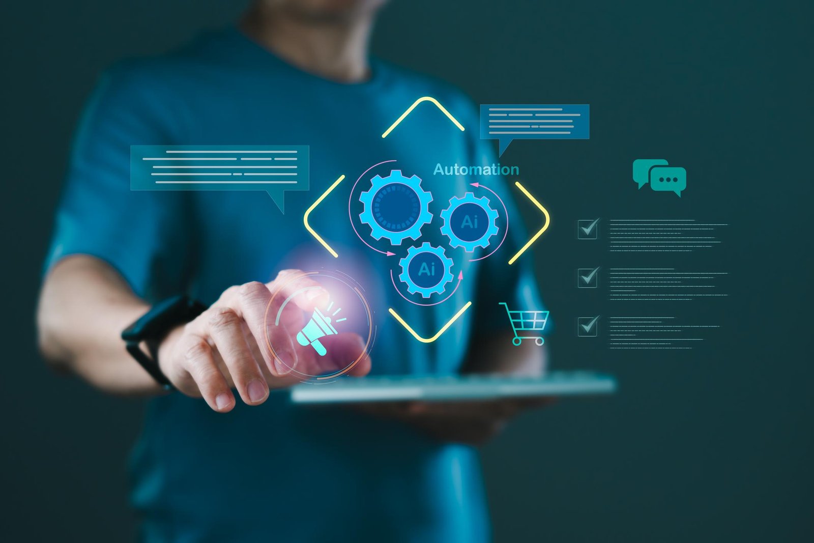 Process automation interface for operational workflows