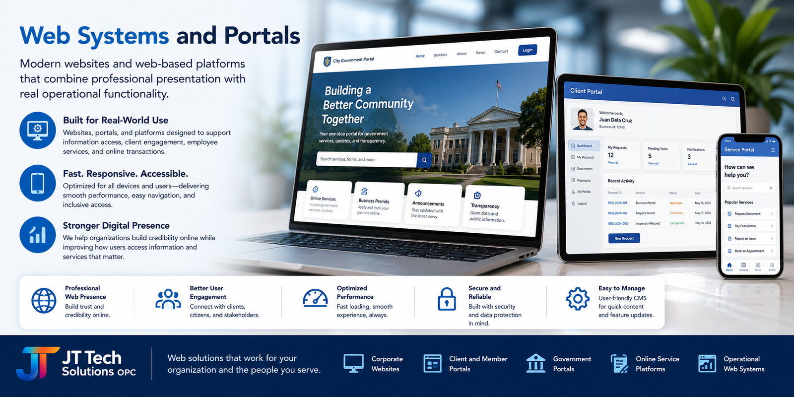 Web Systems and Portals service visual